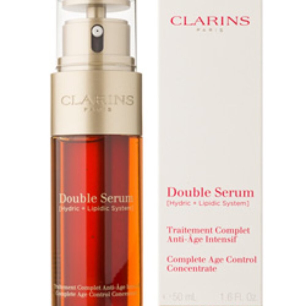 Clarins Double Serum Complete Age Control Concentrate 50ml 1.6 Oz - New In Box